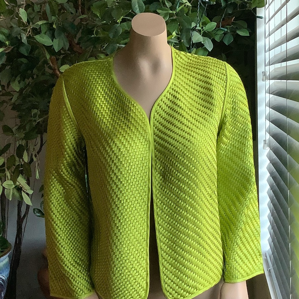 Chico’s Designs Silk Cardigan